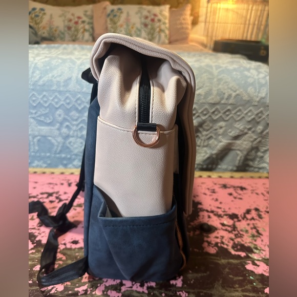 PETUNIA PICKLE BOTTOM Boxy Backpack Indigo/Blush - NWT - Picture 3 of 16